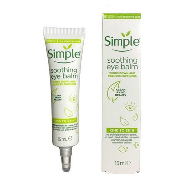 کرم دور چشم ضد پف و تیرگی سیمپل (Simple Soothing Eye Balm)